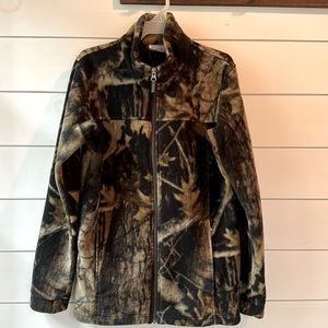 Columbia Fleece Camouflage Jacket - Youth Large (14/16)